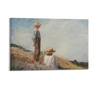 KANGZENG Winslow Homer Painter Works (The Blue Boy) Art Poster Art Impression murale Peinture à suspendre Décoration familiale Chambre 40 x 60 cm