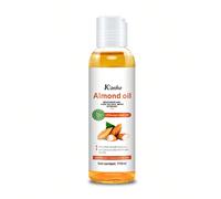 Kanho Almond Oil Massage Base Oil 118 ml Sélection d'ingrédients naturels de plantes naturelles pour hydrater et prendre soin de votre peau, améliorer les peaux rugueuses et douces, facilement absorbé