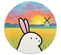 KaninchenJigsaw 1000 Teile Puzzles Puzzle Für Erwachsene Kinder Pet KaninchenLernspiel Herausforderungsspielzeug1000pcs (67.5x67.5cm)