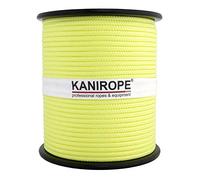 Kanirope® Corde Cordage PP Polypropylène MULTIBRAID 3mm 100m Jaune Fluo (1030) tressée
