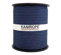Kanirope® Corde Cordage PP Polypropylène MULTIBRAID 5mm 100m Bleu Marine (0112) tressée