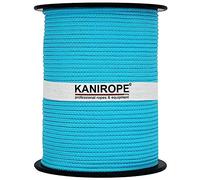 Kanirope® Corde Cordage PP Polypropylène MULTIBRAID 5mm 100m Turquoise (0509) tressée