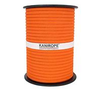 Kanirope® Corde Cordage PP Polypropylène MULTIBRAID 6mm 100m Orange (0131) tressée