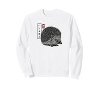 Kanji Japanese Traditional Art Retro Hedgie Animal Lover Sweatshirt