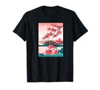 Kanji japonais Fleur de cerisier Tokio Japon Nature Jpop T-Shirt