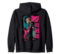 Kanji Street Warrior Girl Sweat à Capuche