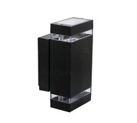 Kanlux Applique d'extérieur Zew El 235J B LED noire angulaire IP44 230V GU10