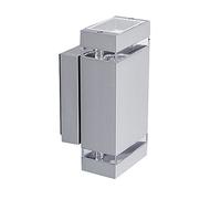 Applique murale luminaire éclairage extérieur ALU moulé sous pression gris carré Kanlux 22442 