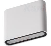 Kanlux GARTO LED Applique murale d'extérieur 8W, IP54, blanc, aluminium, 300lm