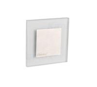 Kanlux Applique LED escalier Carré 0,8W DC12V Acier inoxydable APUS - Blanc Naturel 4000K