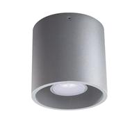 Kanlux plafonnier moderne ALGO max. 40W gris rond