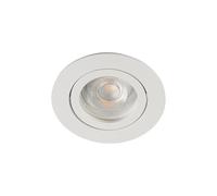 Kanlux Spot DALLA - Encastrable GX5,3/GU10-10W MAX - Aluminium - Ø82mm - IP20