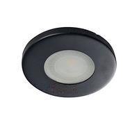 Kanlux Support de spot encastrable perçage 60-62mm - étanche IP44 rond Mat noir