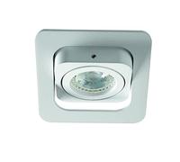 Kanlux Support de spot orientable encastrable perçage 80x80mm carré Blanc