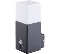 Kanlux VADRA 21L-UP SE 29011 Applique extérieure avec détecteur de mouvement LED, Ampoule à incandescence, Ampoule compacte E27 anthracite