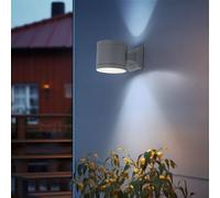Spot mural extérieur IP 54 UP & DOWN lampe aluminium verre pression Kanlux 07083