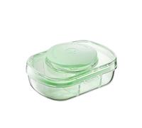 KANLVU 2 En 1 Portable Coupe Comprimé Avec Boîte De Tri Pilulier Professionnel Coupe Medicaments Pour Les Petites Pilules Grande Capacité Coupe Cachet(Vert)