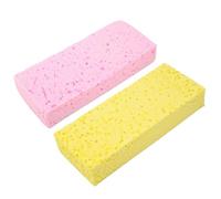 KANLVU 2 Pièces éponge De Bain Exfoliante Magique, Réutilisable Et Doux Eponge Exfoliante Corps élimine Les Cellules Mortes éponge Exfoliante Pour Le Corps(B)