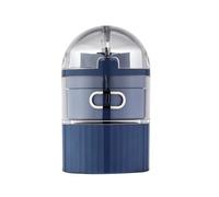 KANLVU 4 En 1 Coupe Medicaments Et Broyeur, Coupe Comprimé Avec Réserve De Médicaments Coupe Cachet Pour Personnes âgées Et Animaux De Compagnie Coupe-Comprimés(Bleu)