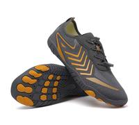 KANLVU Barefoot Femme Homme Chaussures Pieds Séchage Rapide Chaussures Minimalistes Légères Baskets Extensibles Maille Respirante De Plein Air Marche Chaussure Aquatique(44 EU,Gray)