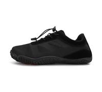 KANLVU Barefoot Femme Homme Séchage Rapide Chaussures Minimalistes Baskets Bout Large En Mesh Respirant Légères Réglables Chaussures Pieds Pour La Piscine, Le Surf(44 EU,Black D)