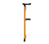 KANLVU Béquilles Médicales Adulte Alliage D'aluminium Béquilles D'avant-Bras Personnes âgées Canne Béquille Orthopédique Réglables Soutien En Cas De Blessure à La Jambe(Orange,1Pcs)