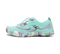 KANLVU Chaussure Aquatique Barefoot Femme Homme Séchage Rapide Antidérapantes Chaussures Minimalistes Baskets Mesh Respirant Chaussures Pieds Pour La Pêche Sur Jetée(44 EU,Blue A)