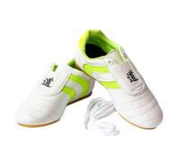 KANLVU Chaussures De Tai Chi Chaussures Kung Fu pour Hommes Et Femmes d'arts Martiaux Chaussures De Karaté Légères Et Confortables Chaussures De Taekwondo pour Qi Gong(Vert,39 EU)