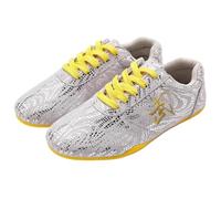 KANLVU Chaussures De Tai Chi pour Femmes Et Hommes Légères Kung Fu Chaussures d'arts Martiaux pour L'entraînement, Le Sport, La Compétition Chaussures De Taekwondo(38 EU,L)