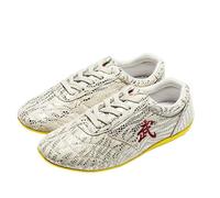 KANLVU Chaussures De Tai Chi pour Femmes Et Hommes Légères Kung Fu Chaussures d'arts Martiaux pour L'entraînement, Le Sport, La Compétition Chaussures De Taekwondo(41 EU,G)