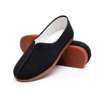 KANLVU Chaussures Kung Fu pour Hommes Et Femmes Souples d'arts Chaussures De Tai Chi avec Semelle Antidérapante, De Pékin Chaussures en Tissu pour La Pratique Et l'exercice(39 EU)