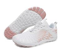 KANLVU Chaussures Légères pour Femmes, Chaussures Kung Fu pour Hommes Antidérapantes Chaussures De Tai Chi Et d'arts Martiaux pour L'entraînement, La Course à Pied Et La Marche(Pink,41 EU)
