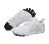 KANLVU Chaussures Légères pour Femmes, Chaussures Kung Fu pour Hommes Antidérapantes Chaussures De Tai Chi Et d'arts Martiaux pour L'entraînement, La Course à Pied Et La Marche(Blanc,45 EU)
