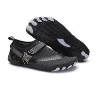 KANLVU Chaussures Minimalistes Hommes Femmes Séchage Rapide Barefoot Shoes Antidérapantes Chaussures Pieds, Chaussure Aquatique Pour La Piscine Fitness équitation Yoga(Noir,42EU)