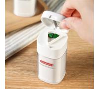 KANLVU Coupe Comprimé avec Distributeur, Coupe Medicaments pour Plusieurs Pilules à La Fois Coupe-Pilule avec Gobelet Amovible Coupe Cachet(Blanc)