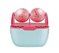 KANLVU Ice Roller Visage à Double Embout Pour Le Visage Et Les Yeux, à Double Tête Massage Rouleau à Glace Pour Raffermit La Peau, Resserre Les Pores Glaçon Visage Réutilisable