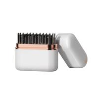 KANLVU Lisseur Cheveux Sans Fil, Portable Hair Straightener Avec Technologie De Chauffage Rapide En 20 Secondes, 3 Températures Mini Brosse Lissante Pour Cheveux(Blanc)