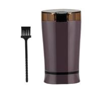 KANLVU Mini Acier Inoxydable électrique Broyeur De Broyeur De Pilules, Broyeur Medicament Pour Petit Grandes Pilules, Coupe Comprimé Pour Médicament & Comprimés De Vitamines(Brown)
