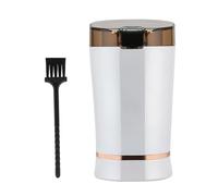 KANLVU Mini broyeur électrique en acier inoxydable pour petites pilules et comprimés de vitamines (blanc)