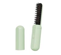 KANLVU Mini Hair Straightener, Lisseur Cheveux Portable Sans Fil Brosse Lissante Pour Cheveux Pour Des Boucles Et Des Ondulations Faciles, Avec 3 Réglages De Température Fer A Lisser(Vert)