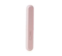KANLVU Mini Hair Straightener, Lisseur Cheveux Portable Sans Fil Brosse Lissante Pour Cheveux Pour Des Boucles Et Des Ondulations Faciles, Avec 3 Réglages De Température Fer A Lisser(Pink)