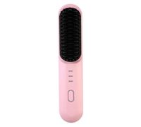 KANLVU Mini Lisseur Cheveux Avec 3 Réglages De Température, Rechargeable Par Usb Brosse Lissante Pour Cheveux Résistante à La Chaleur Portable Hair Straightener Sans Fil