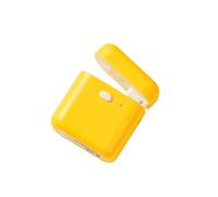 KANLVU Mini Scelleur, Portable Mini Machine De Scellement Pour Sachets De Chips Et Snacks Rechargeable Par Usb Scelleuse Thermique, Soudeuse Sac Plastique(Jaune)