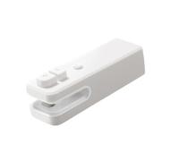KANLVU Mini Scelleur, Rechargeable Par Usb Mini Machine De Scellement Avec Cutter Et Aimant, Scelleuse Thermique Pour Fraîcheur Et Stockage Des Aliments Soudeuse Sac Plastique(Blanc)
