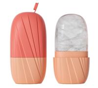 KANLVU Moule En Silicone Pour Ice Roller Visage, Flexible Et Réutilisable Massage Pour Rouleau à Glace Apaiser Les Coups De Soleil, Glaçon Visage Réutilisable Pour Resserrer Les Pores(Pink)