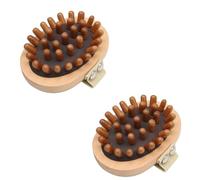 KANLVU Naturel Outils De Massage en Bois Manuel Maderotherapie Corps & Peigne Méridien pour Le Soulagement du Corps, Drainage Lymphatique Brosse De Massage