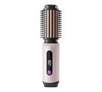 KANLVU Portable Lisseur Cheveux Brosse à Boucler Les Cheveux, Avec 3 Niveaux De Chaleur Brosse Lissante Pour Cheveux Pour Un Coiffage Lisse Et Sans Frisottis Fer à Boucler(Pink)