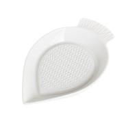 KANLVU Râpe à Ail En Céramique, Râpe à Gingembre Ou Pour Jus Et Pâte D'ail, Assiette Gratte Ail Manuelle Pour Oignons, Fromage, Légumes, Fruits, Chocolat, Citron, Wasabi(F)