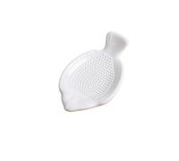 KANLVU Râpe à Ail En Céramique, Râpe à Gingembre Ou Pour Jus Et Pâte D'ail, Assiette Gratte Ail Manuelle Pour Oignons, Fromage, Légumes, Fruits, Chocolat, Citron, Wasabi(D)