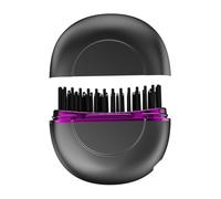 KANLVU Rechargeable Mini Lisseur Cheveux Fer à Lisser Sans Fil Avec 3 Réglages De Température Brosse Lissante Pour Cheveux Pour La Maison, Les Voyages Ou Comme Cadeau Hair Straightener(Gray)